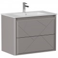 Тумба под раковину Allen Brau Paris 80 1.360001.PGM platinum grey matt