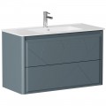 Тумба под раковину Allen Brau Paris 100 1.360002.BGM blue grey matt