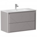 Тумба под раковину Allen Brau Paris 100 1.360002.PGM platinum grey matt