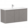 Тумба под раковину Allen Brau Paris 120 1.360004.PGM platinum grey matt
