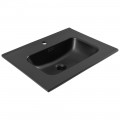 Раковина мебельная Aquanet Flat 60 чёрный матовый