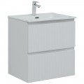 Тумба под раковину Aquanet Джейн 60 белый матовый (Flat)