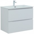 Тумба под раковину Aquanet Джейн 80 белый матовый (Flat)
