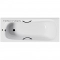 Ванна чугунная Vinsent Veron Concept VCO1407042H/VH0015BL 140x70 с ручками