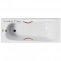 Ванна чугунная Vinsent Veron Concept VCO1507042H/VH0015GD 150x70 с ручками