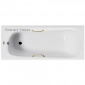 Ванна чугунная Vinsent Veron Concept VCO1507042H/VH0012GD 150x70 с ручками