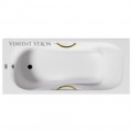 Ванна чугунная Vinsent Veron Aura VAU1707542H/VH0015GD 170x75 с ручками