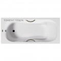 Ванна чугунная Vinsent Veron Aura VAU1707542H/VH0015BR 170x75 с ручками