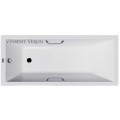 Ванна чугунная Vinsent Veron Square VSQ1707545H/VH0012CH 170x75 с ручками