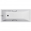 Ванна чугунная Vinsent Veron Square VSQ1707545H/VH0012BL 170x75 с ручками