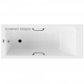 Ванна чугунная Vinsent Veron Tampa VTP1707042H/VH0012BL-AS 170x70 с ручками и антискользящим покрытием