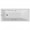 Ванна чугунная Vinsent Veron Kingston VKN1808050H/VH0012CH-AS 180x80 с ручками и антискользящим покрытием
