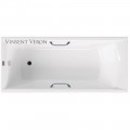 Ванна чугунная Vinsent Veron Devon VDV1757545H/VH0012CH 175x75 с ручками