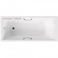 Ванна чугунная Vinsent Veron Devon VDV1807045H/VH0012BR-AS 180x70 с ручками и антискользящим покрытием