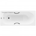 Ванна чугунная Vinsent Veron Soissons VCN1707042H/VH0015BL-AS 170x70 с ручками и антискользящим покрытием