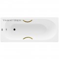Ванна чугунная Vinsent Veron Soissons VCN1707042H/VH0015GD 170x70 с ручками