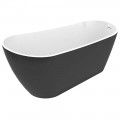 Ванна акриловая Watersense Rita 170x74 чёрный матовый
