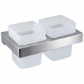 Стакан двойной настенный Felice D 1029 Nichel