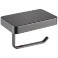 Держатель туалетной бумаги с полочкой Felice D 1039 Gun Metal