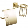 Держатель туалетной бумаги и освежителя воздуха Felice FL 1007-S Oro Opaco
