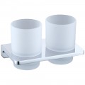 Стакан двойной настенный Felice K 1029 Cromo