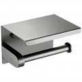 Держатель туалетной бумаги с полочкой Felice K 1039 Gun Metal