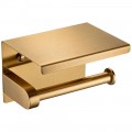 Держатель туалетной бумаги с полочкой Felice K 1039 Oro Opaco