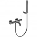 Смеситель для ванны встраиваемый Felice 0640 Gun Metal