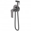 Смеситель с гигиеническим душем встраиваемый Felice 8015 Gun Metal