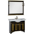 Комплект мебели Aquanet Валенса 110 черный краколет/золото 00180449