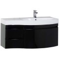 Тумба под раковину Aquanet Опера 115 R черный 00169659