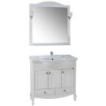 Комплект мебели ASB-Woodline Флоренция 85 белый массив ясеня