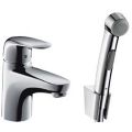 Смеситель Hansgrohe Metris E 31170000 с гигиеническим душем